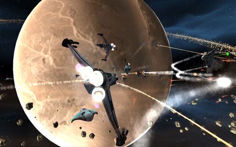 Space Warfare Sim - Asteroid Storm screenshot 2