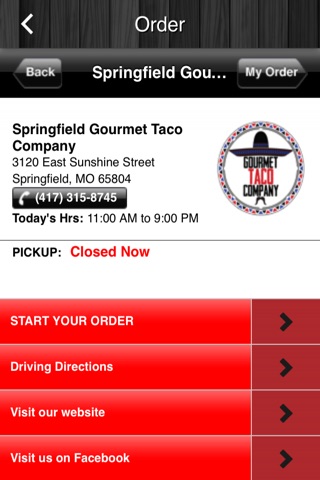 Gourmet Taco Company screenshot 2