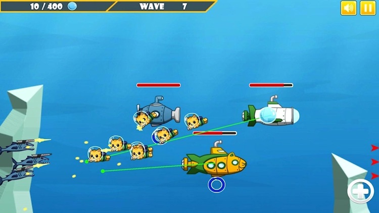 Nyan Force - Funny Free Defense Action game with Shooting Cats