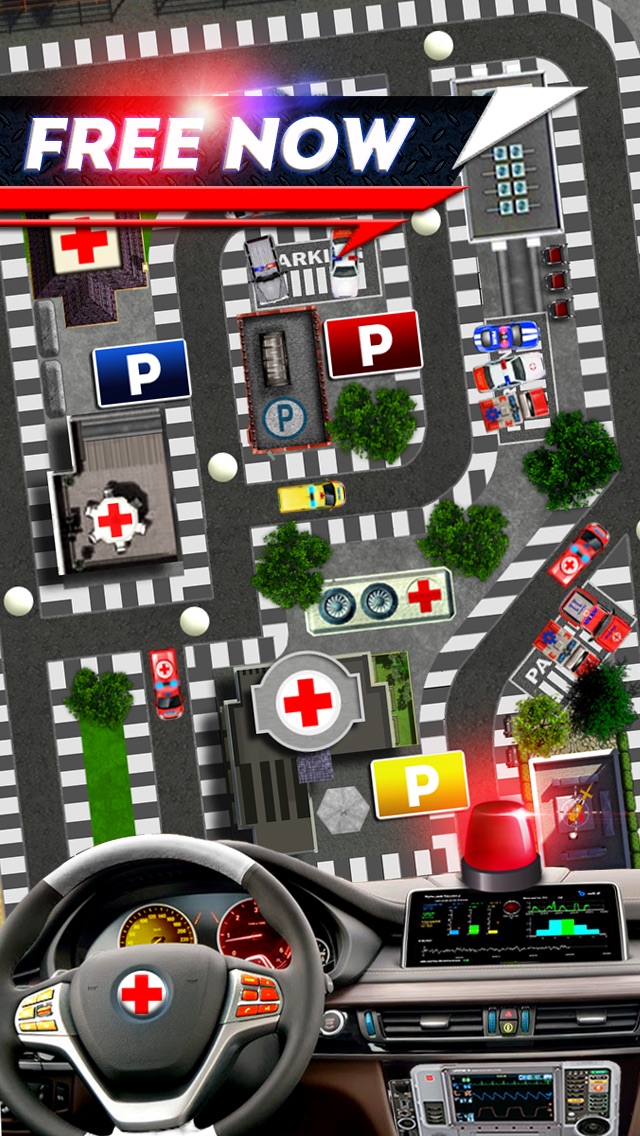 AMBULANCE CAR PARKING FREE GAME 1.0 IOS ĐUA XE AMBULANCE CAR PARKING FREE GAME 1.0 IOS