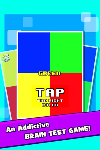 RGBY Color Mania Pro - Don't Tap The Wrong Color Tiles To Win HD screenshot 2