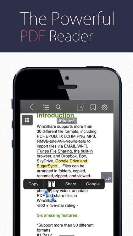 WireShare - PDF/EPUB/TXT/CHM Reader