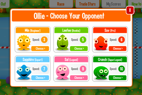 Squeebles Maths Race screenshot 3