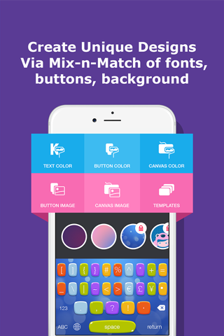 Color Keyboard Changer Pro - Customize Keyboard Text, Button, Font, Background for iOS8 screenshot 2