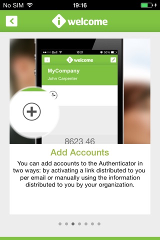 iWelcome Authenticator screenshot 2
