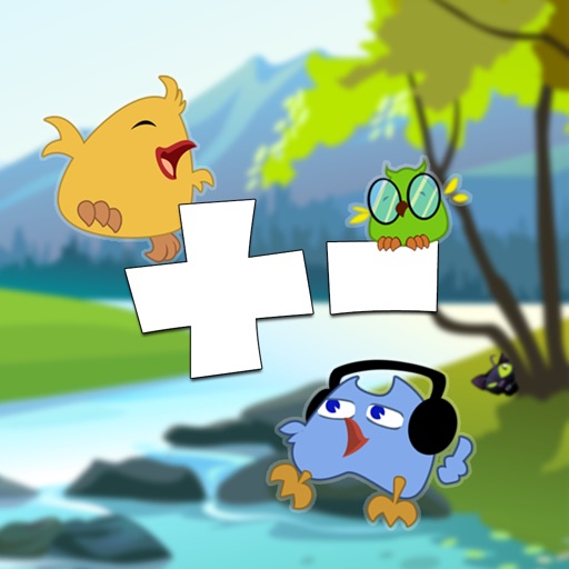 Add & Subtract with Springbird - math games for kids iOS App