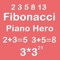 Piano Hero Fibonacci 3X3 - Merging Number Block And  Playing With Piano Music