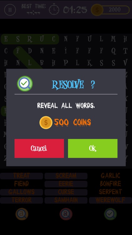 Wordzzle Pro-Halloween WordSearch Puzzles screenshot-3