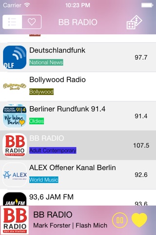 Radio - Der Radioplayer - Die App, die den Zugriff auf das gesamte Radio FREI! - Deutsche Radios screenshot 3