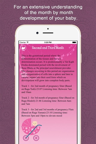 The Complete Pregnancy Guide with Indian Classical Music - Free Raagas and Instrumentals screenshot 4