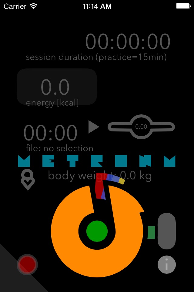 Metronm - active energy tracking metronome screenshot 3