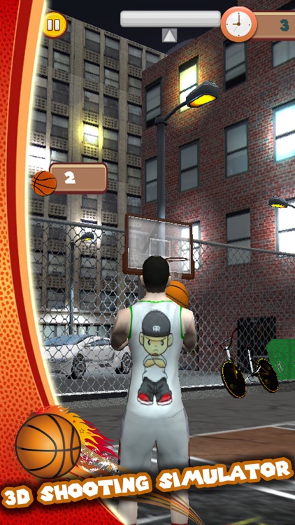 Basketball street player shooting ball sport 3D Simulator free game