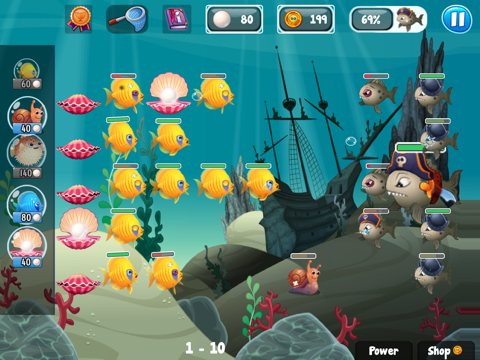 Рыбки против Пиратов (Fish vs Pirates) на iPad