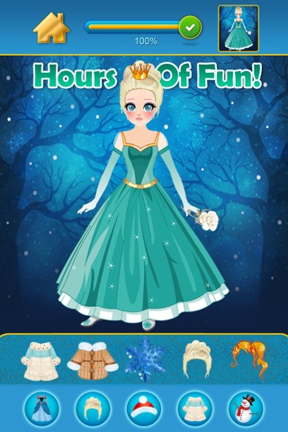 My Dream Snow Ice Fairy Princess Fun Magic Draw and Copy Your Own Free Dressing Up Game screenshot 3