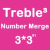 Number Merge Treble 3X3 - Merging Number Block And  Playing With Piano Music