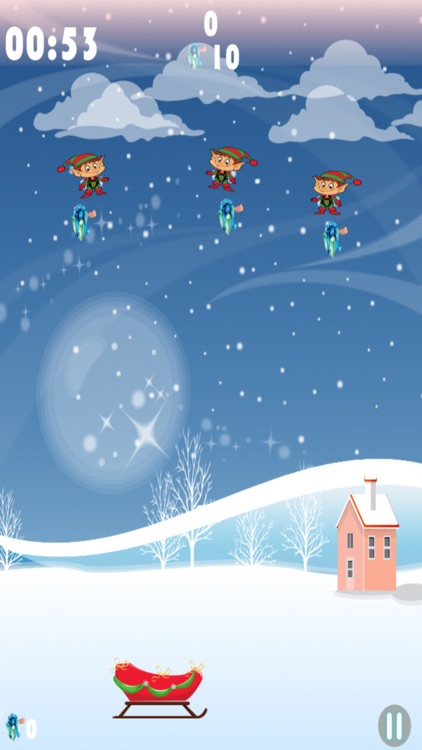 A Naughty Christmas Elf - Use Santa's Sled to Catch Falling Presents Free screenshot-4