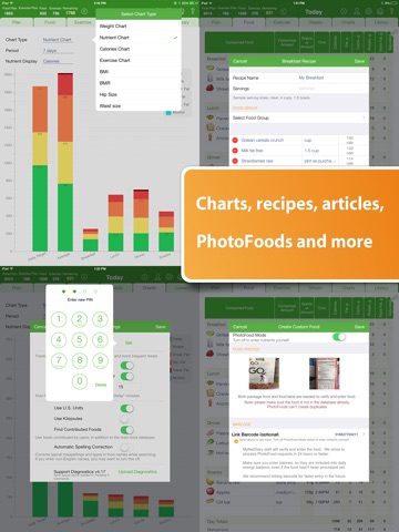 Food Diary and Calorie Tracker by MyNetDiary HD screenshot 4
