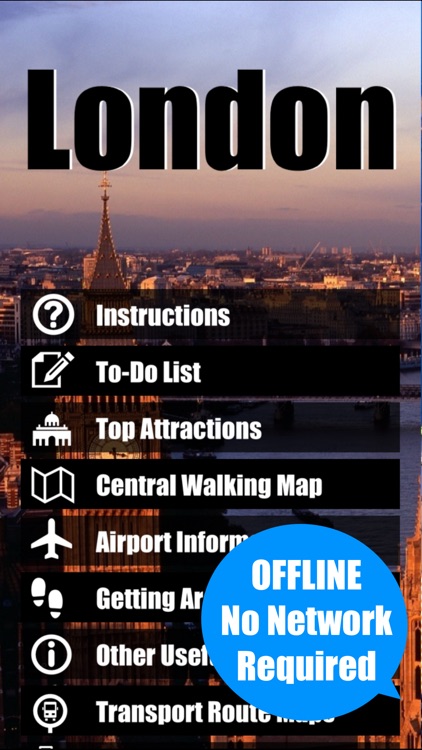 London travel guide metro tube city map