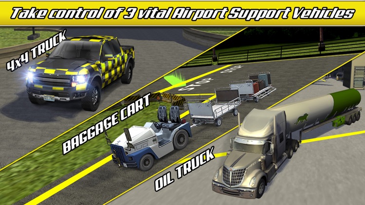 Airport Trucks Car Parking Simulator - Real Driving Test Sim Racing Games