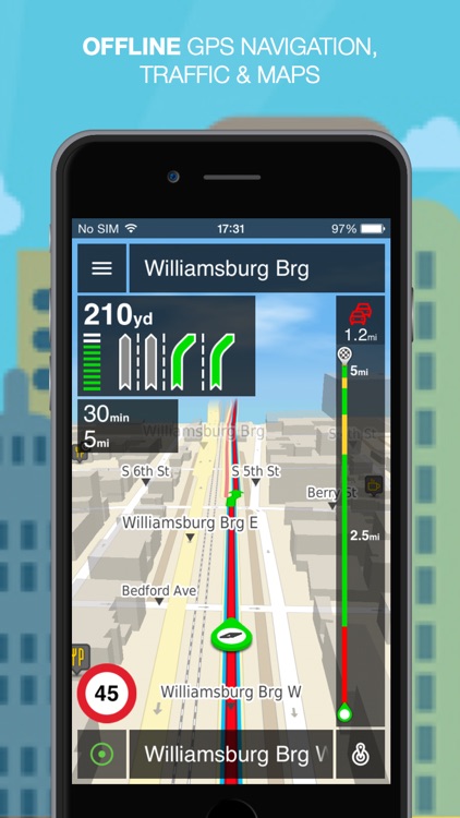 NLife USA Premium - Offline GPS Navigation, Traffic & Maps screenshot-0