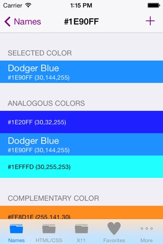 Color Angel - a tool for design & daily life screenshot 4
