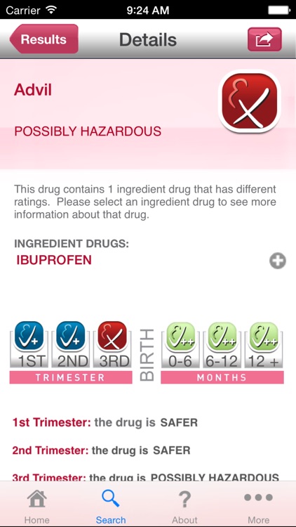 MommyMeds - Pregnancy Safety Guide screenshot-4