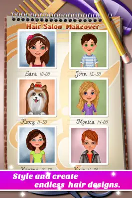 Game screenshot Волосы Makeover Салон - Hair Salon Makeover apk