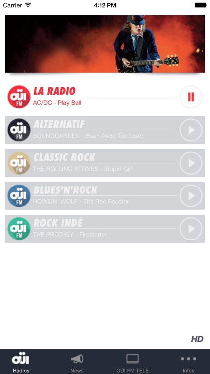 OÜI FM pour iOS 5/6