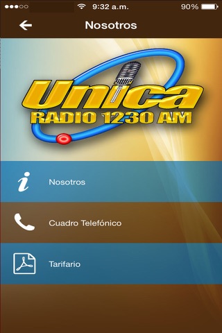 Unica Radio screenshot 4
