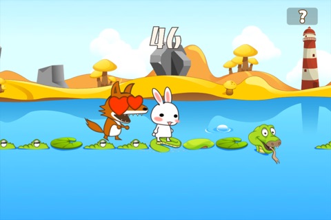 Funny Fox: Infinite forest run, reckless racing, mega jump and chump!!! screenshot 2