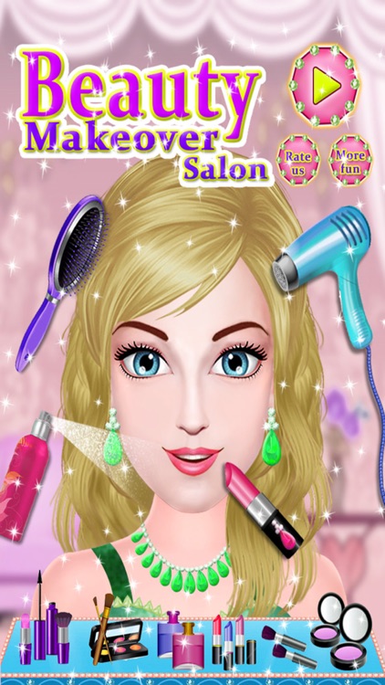 Beauty Princess Makeup & Makeover Spa Salon - Girls Games