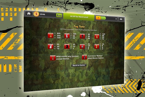 Military Slots - The Ultimate Casino App screenshot 2