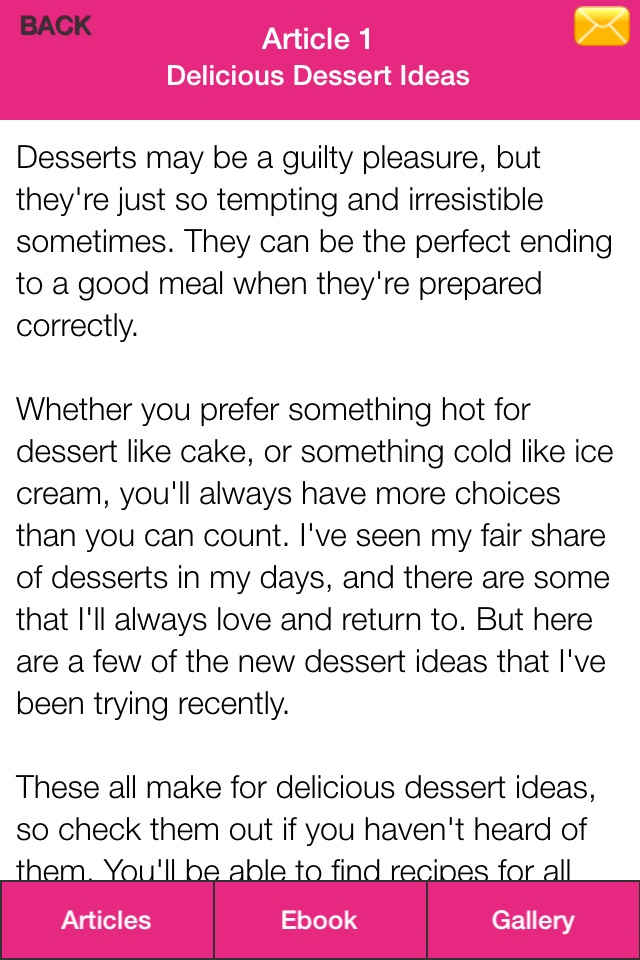 Delicious Desserts Plus - Discover A Lot Of Delicious Desserts Recipes! screenshot 4