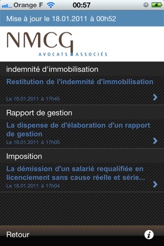 Avocats Paris screenshot 2