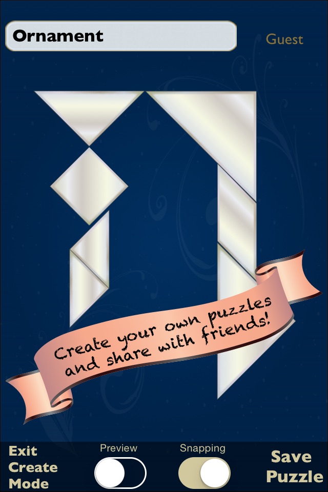 Tangaroos Tangram Puzzle Game screenshot 4