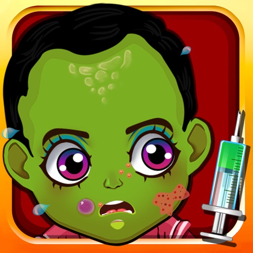 A Crazy Halloween Monster celebrity Boo Hospital - A little spooky holiday night care dentist doctor nose eye hair nail salon office for Kids icon