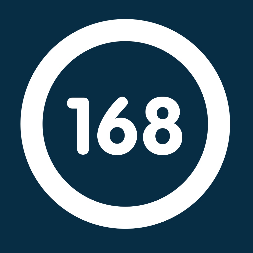168 168