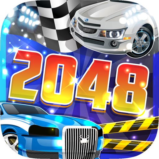 Super 2048 Car and Racing : " The Motor Driving Vehicle Puzzle Math Edition "
