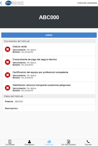 EHS - Control de Contratistas screenshot 4