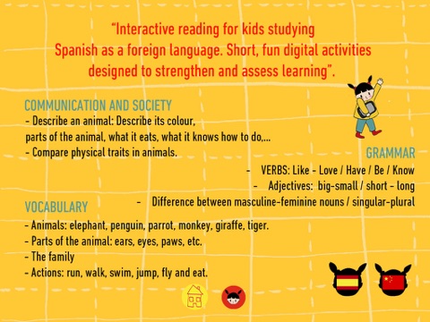 Learning spanish - Animals FREE screenshot 4