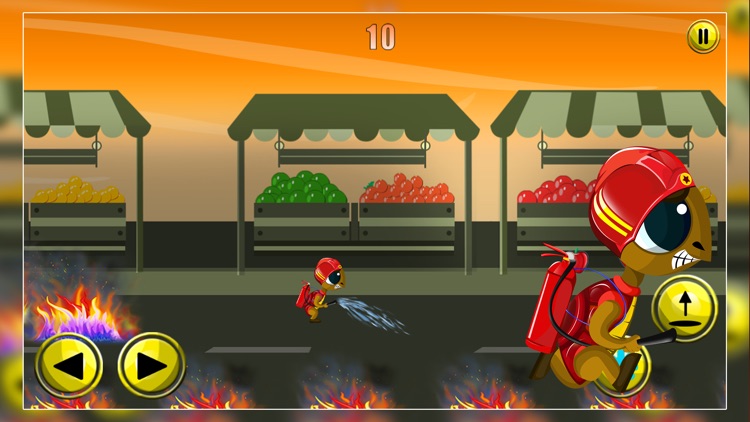 Emergency Inferno Turtle : The Firefighter Saving the Market Place - Free