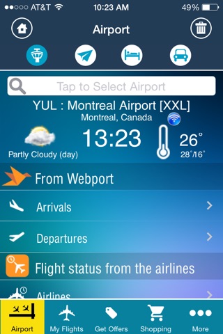 Montreal Airport Pro (YUL) Flight Tracker  air radar Montréal Pierre Elliott Trudeau Canada screenshot 2