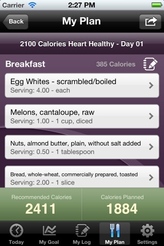 NG Nutrition screenshot 2