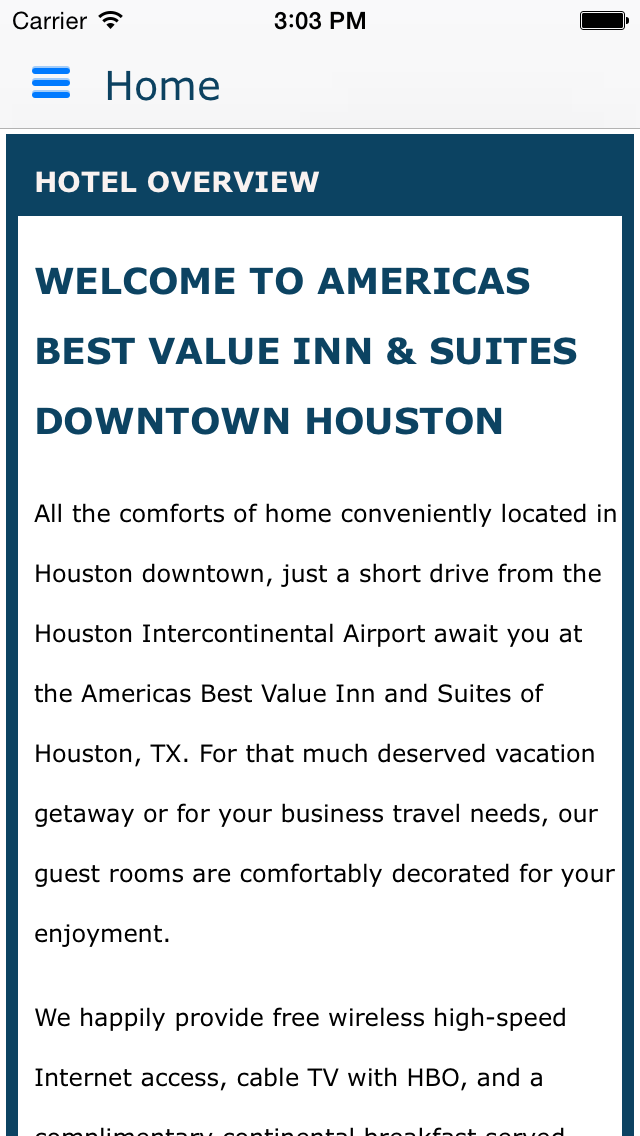 How to cancel & delete Americas Best Value Inn and Suites Downtown Houston from iphone & ipad 4