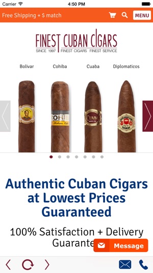 Finest Cuban Cigars - Premium finest Cuban cigars at best qu(圖1)-速報App