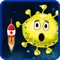 Shoot the virus is a difficult puzzle game