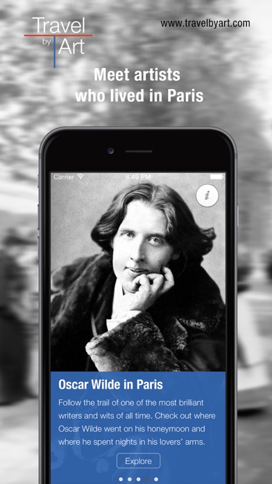How to cancel & delete TravelbyArt - Discover the Paris of Famous Artists from iphone & ipad 1