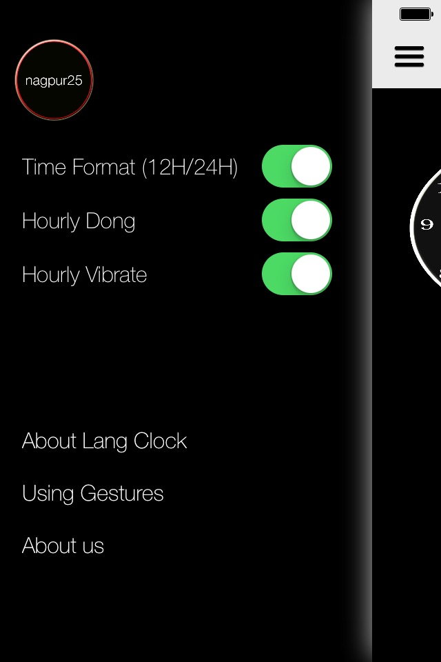 Lang Clock screenshot 4