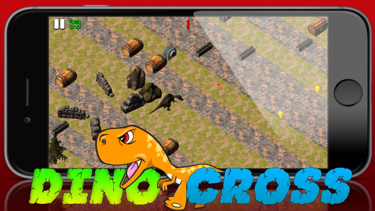 Crossy Dino-saur Island Dirt Road Dash