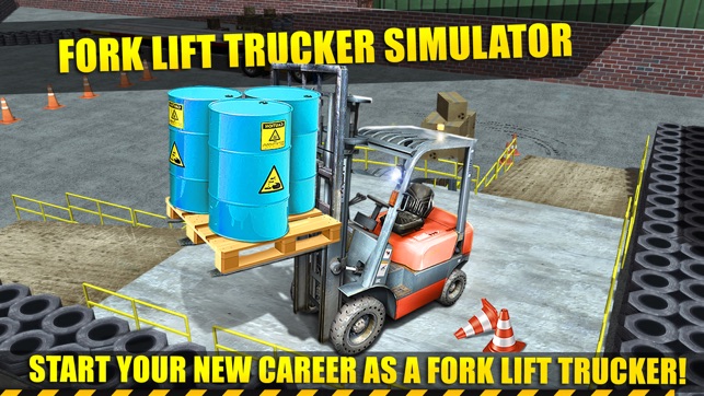 Fork Lift Truck Driving Simulator Real E